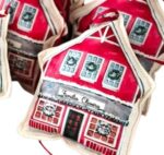 Pêndulo Casa de Natal com nome de Família